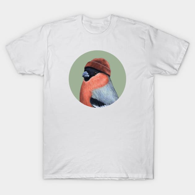 Bullfinch T-Shirt by Mikhail Vedernikov